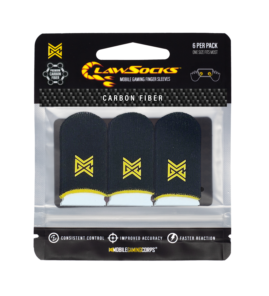 clawfinger専用-XL ClawSocks - OG Carbon Fiber – MGC Gaming Store