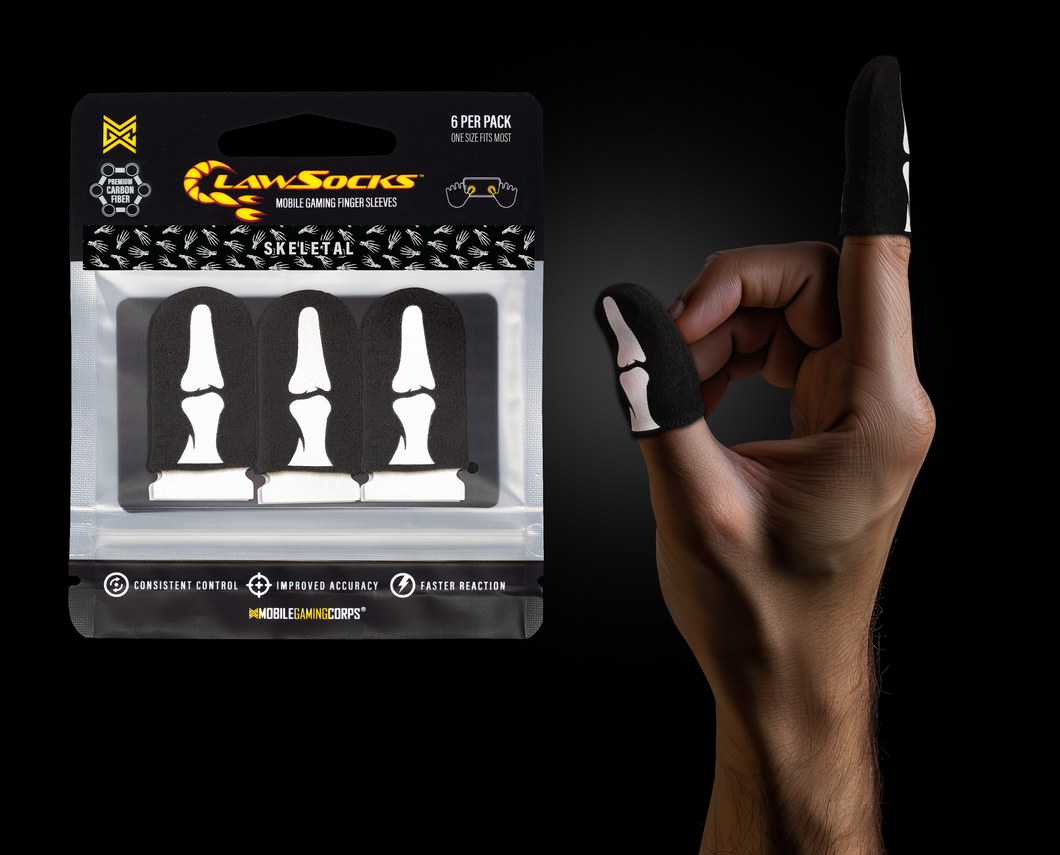 ClawSocks - Skeletal (Carbon Fiber)