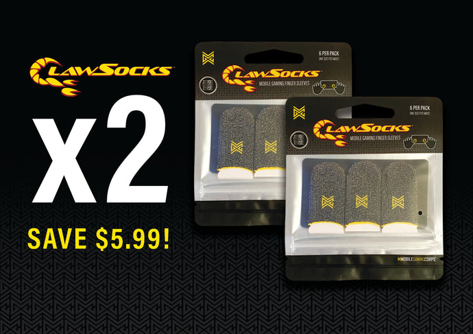 ClawSocks Bundle - 2 Packs (12 sleeves)